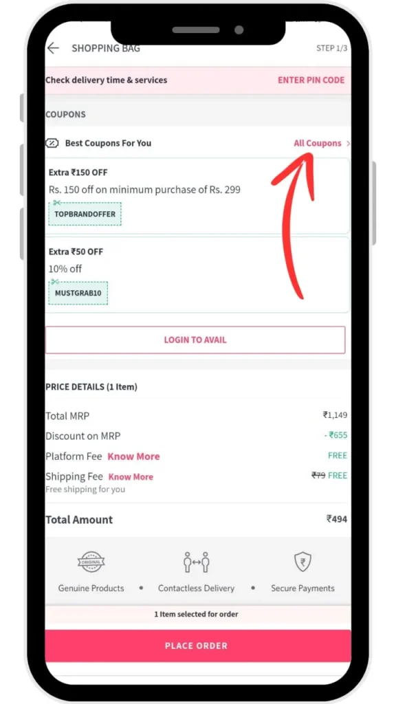 Myntra Coupon Code - Save Up To 50% 5 Myntra Coupon Code
