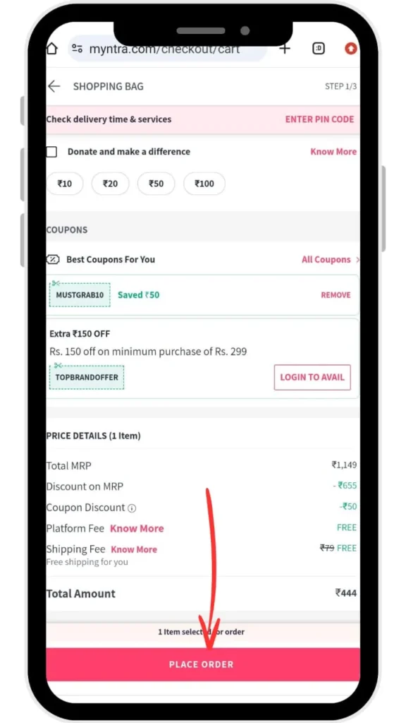 Myntra Coupon Code - Save Up To 50% 6 Myntra Coupon Code