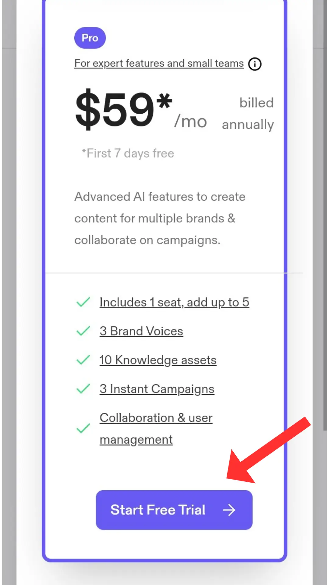 Jasper AI Coupon Code - Pricing