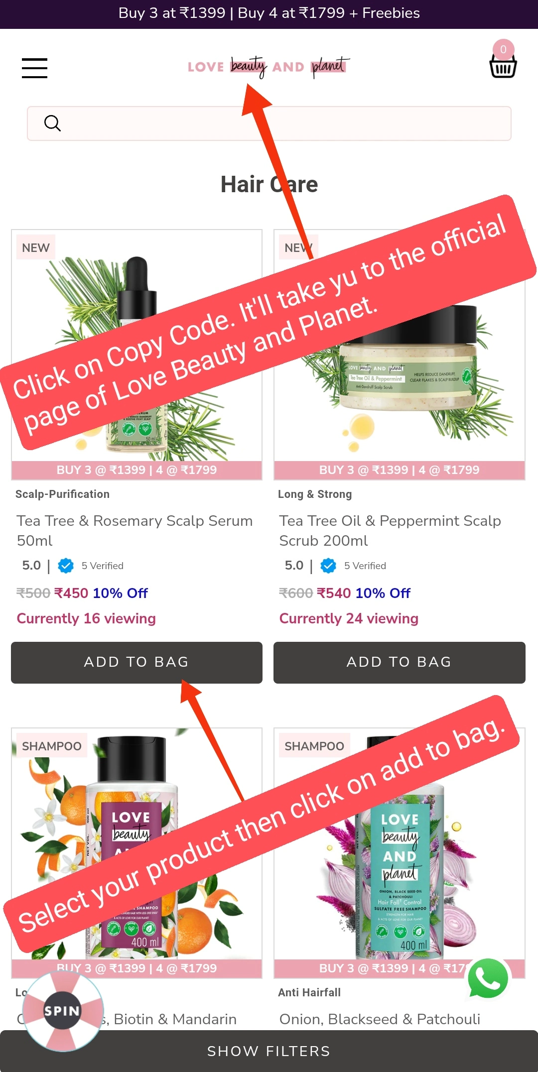 Love Beauty and Planet Coupon Code - Save Up To 50% 3 Love Beauty and Planet coupon code