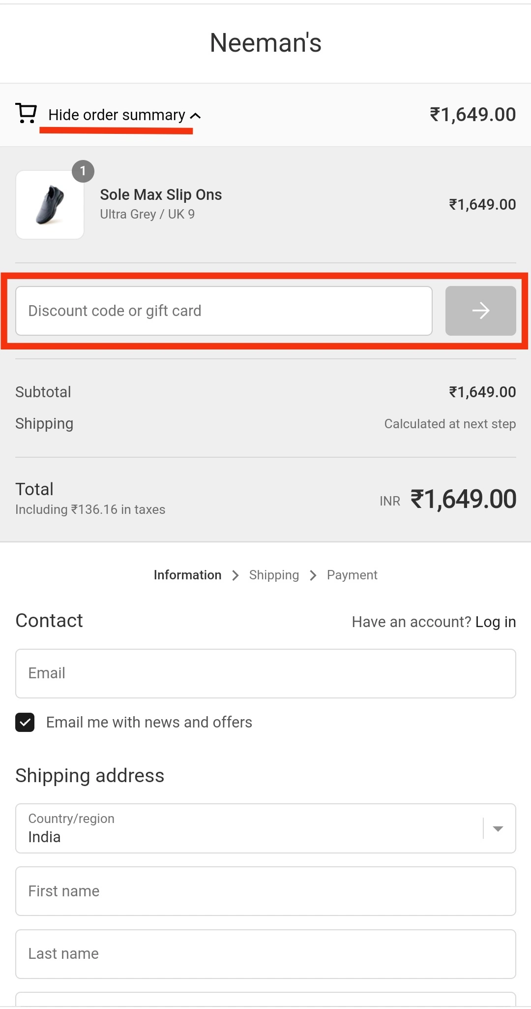 Neeman's Coupon Code - Save Up To 50% 4 Neeman's coupon code.