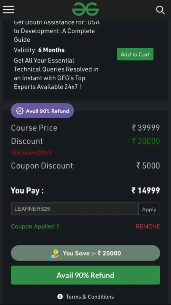 GFG Coupon Code - Save Upto 50% 9 Geeks for Geeks Coupon Code - GFG Coupon Code