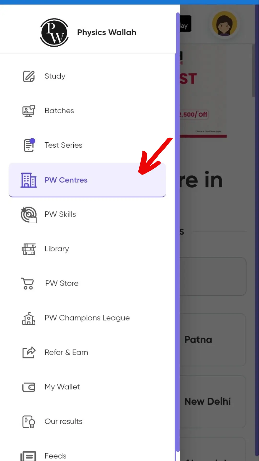 PW Vidyapeeth Coupon Code Center