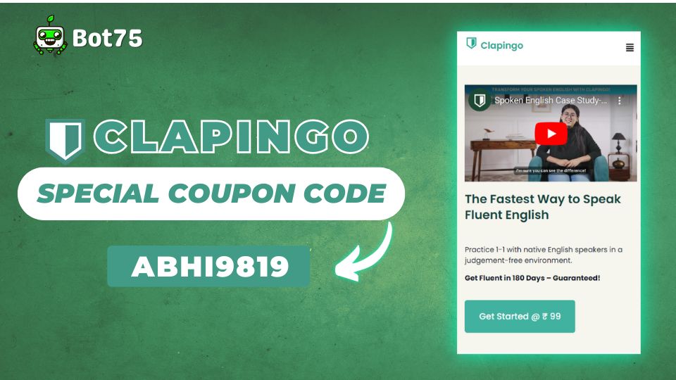 Clapingo Coupon Code 1